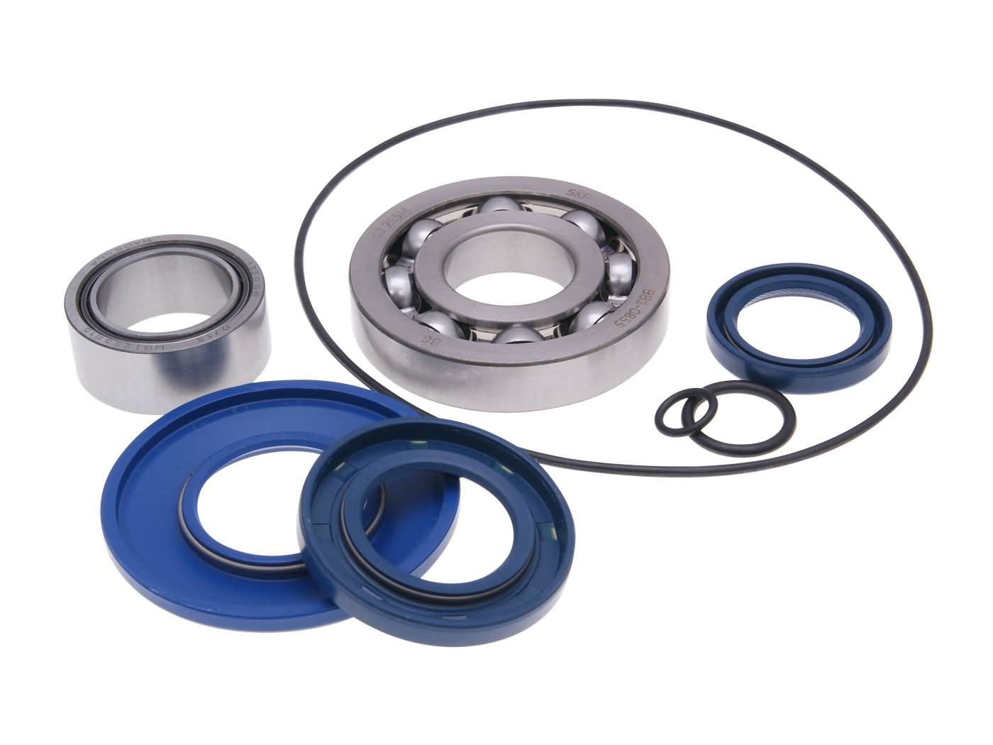 alkūninio veleno guolių komplektas SKF su sandarinimo žiedais, skirtas Vespa PX 125, 150, 200