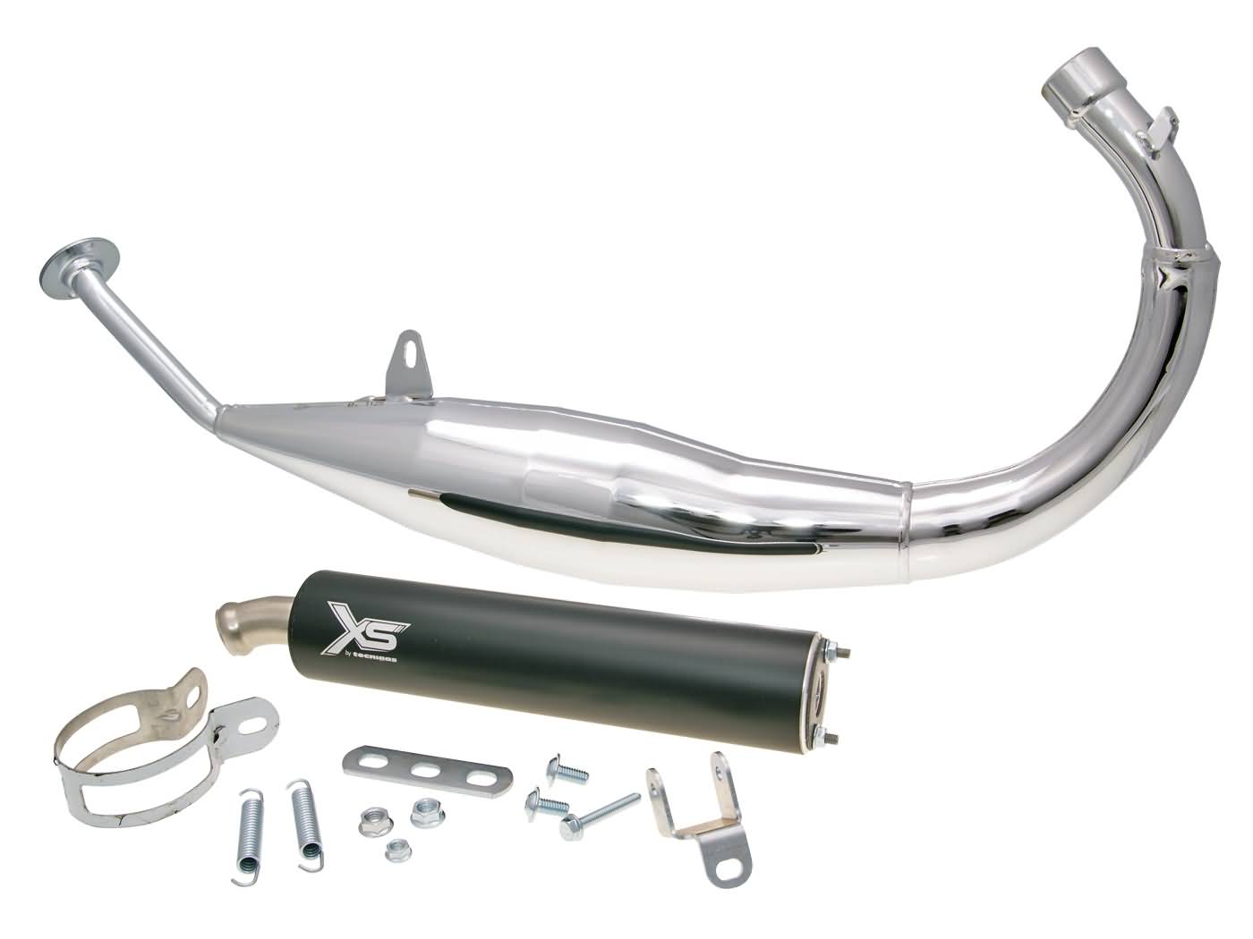 Duslintuvas Tecnigas XS Chrome skirtas Yamaha DT 03-10, Malaguti XSM, XTM 03-10