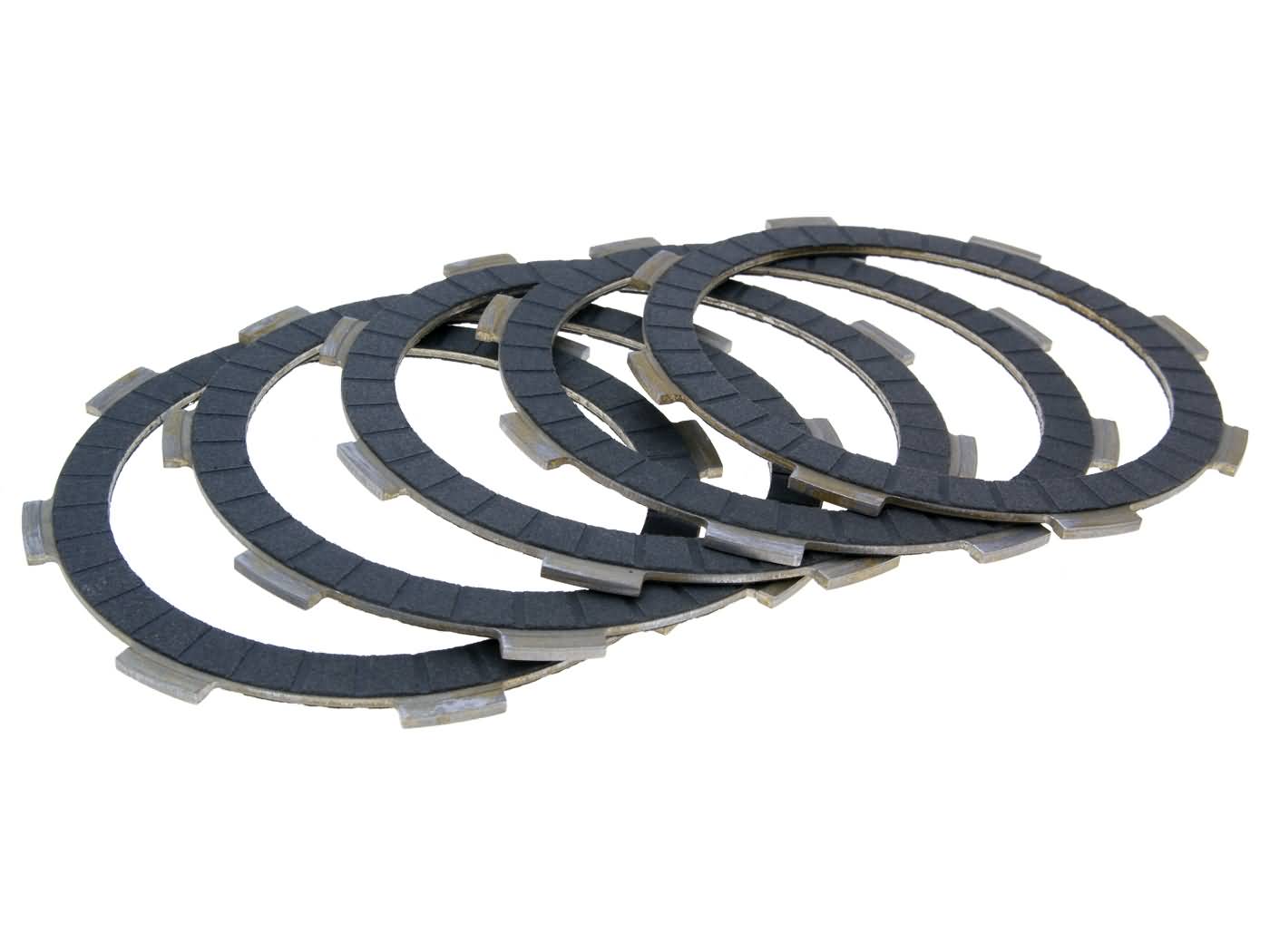 Sankabos diskų ir tarpdiskių komplektas komplektas LAM EBC Carbon skirtas Honda TRX 250, Yamaha MT 125, YZF-R 125