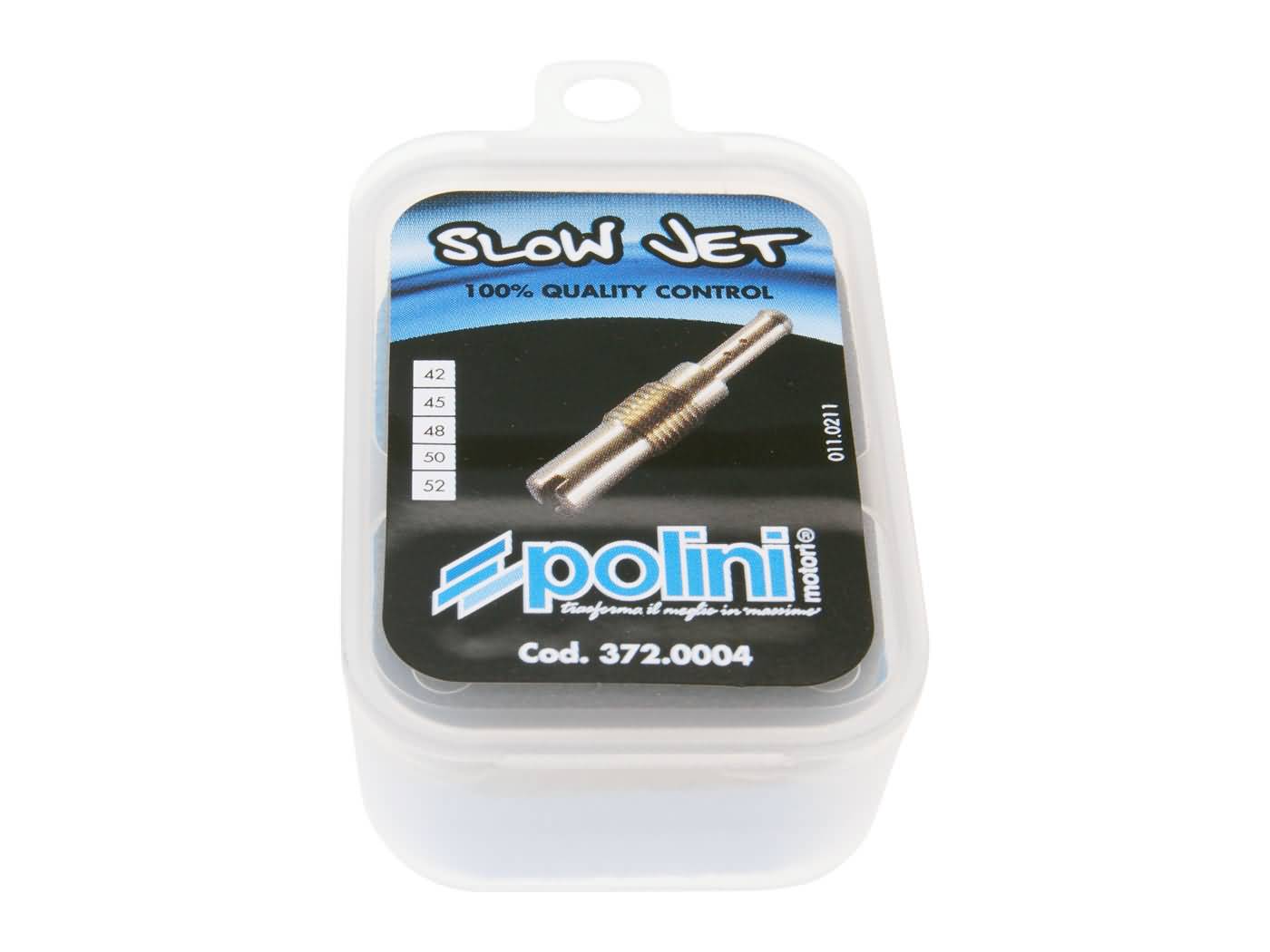 Karbiuratoriaus laisvos eigos žiklerių komplektas Polini, skirtas Keihin PWK karbiuratoriui - 42-52