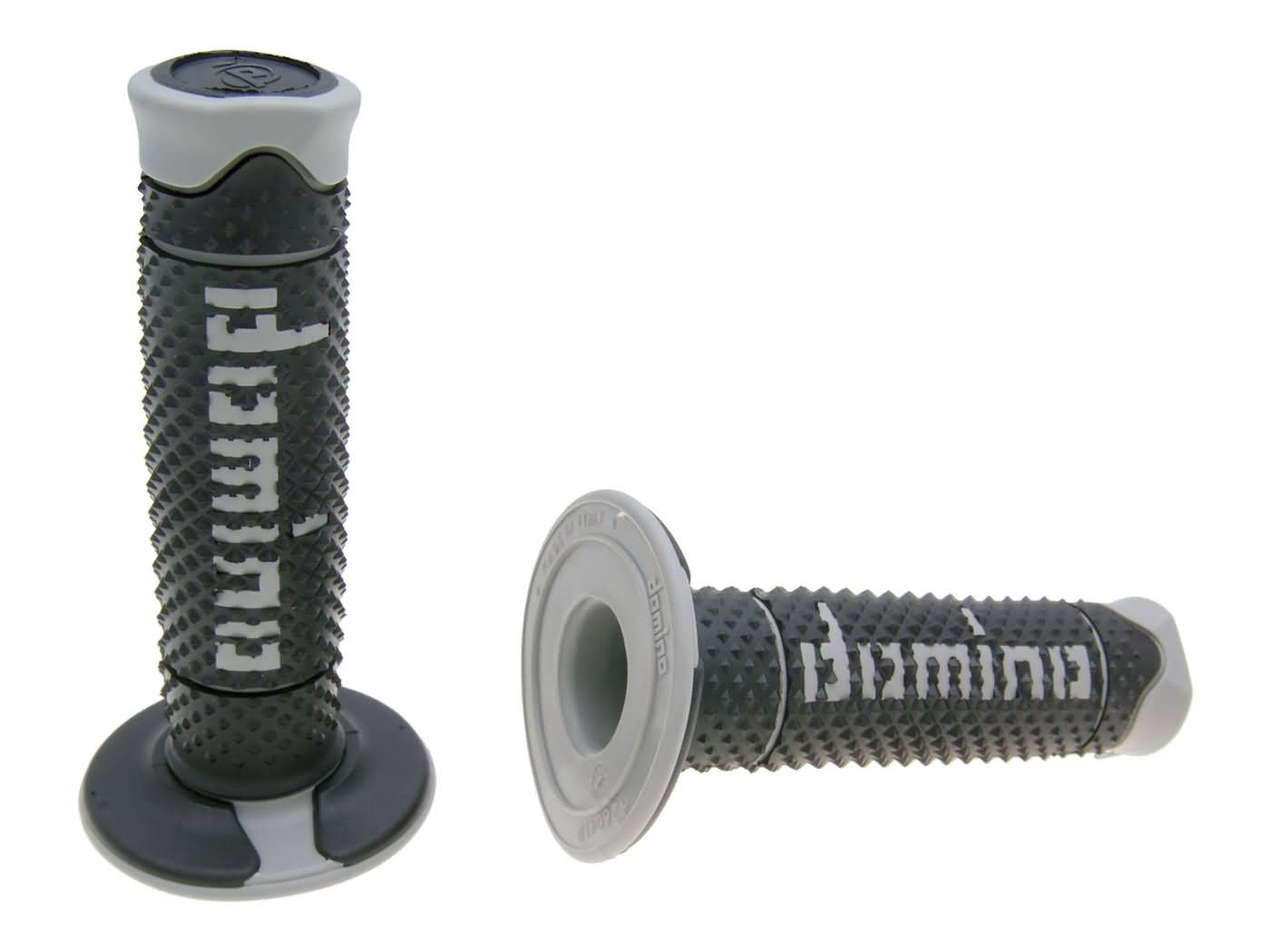 vairo gripsai / guminės rankenos komplektas Domino A260 OFF-ROAD juoda/pilka