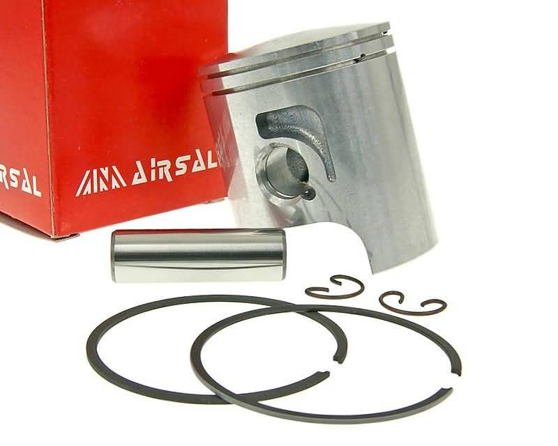 Stūmoklio komplektas Airsal Tech-Piston 72.4cc 48mm, skirtas Derbi Senda GPR, Gilera GSM SMT RCR Zulu EBE, EBS