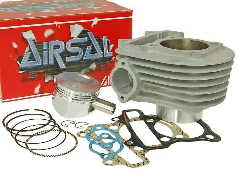 Cilindro komplektas Airsal sport 149.5cc 57.4mm, skirtas 152QMI, GY6 125cc, Kymco AC 125, 150cc