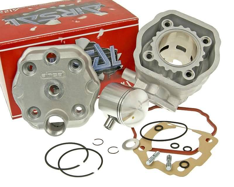 Cilindro komplektas Airsal racing 78.5cc 50mm, skirtas Derbi Senda GPR, Gilera GSM SMT RCR Zulu EBE/EBS
