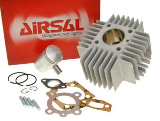 Cilindro komplektas Airsal T6-Racing 48.8cc 38mm Puch Automatic, X30 su trumpomis aušinimo briaunomis