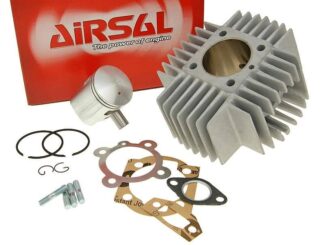 Cilindro komplektas Airsal sport 65.4cc 44mm cilindrų komplektui Airsal Sport 48.8ccm 38mm Puch automatiniam, X30 su trumpomis aušinimo briaunomis