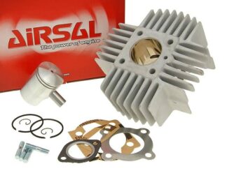 Cilindro komplektas Airsal T6-Racing 48.8cc 38mm Puch Automatic su ilgomis aušinimo briaunomis