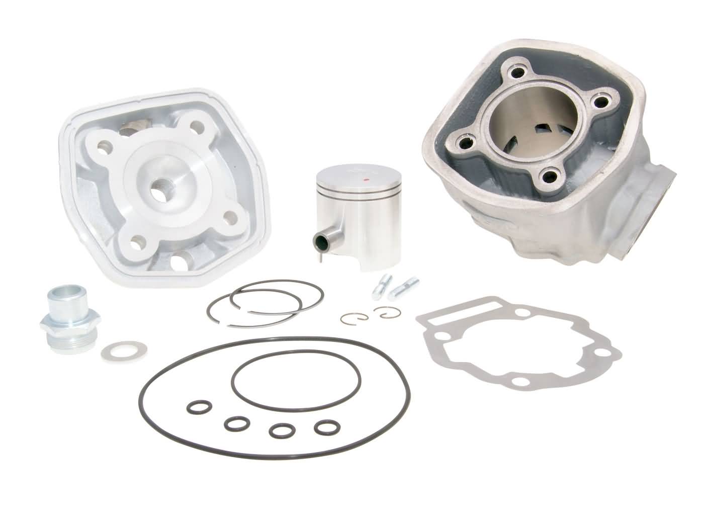 Cilindro komplektas Airsal sport 69.4cc 47mm ketaus Piaggio / Derbi varikliui D50B0