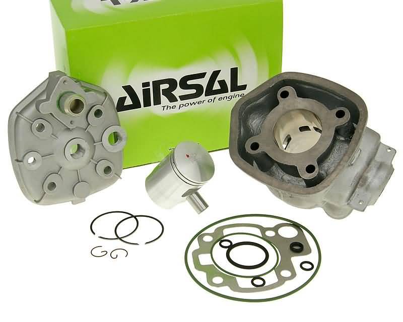 Cilindro komplektas Airsal sport 50cc 40,3mm ketaus, skirtas Minarelli AM 345/6 AM6 EU1