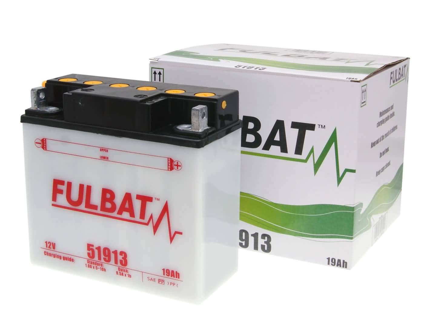 baterija Fulbat 51913 DRY įsk. rūgšties pakuotė