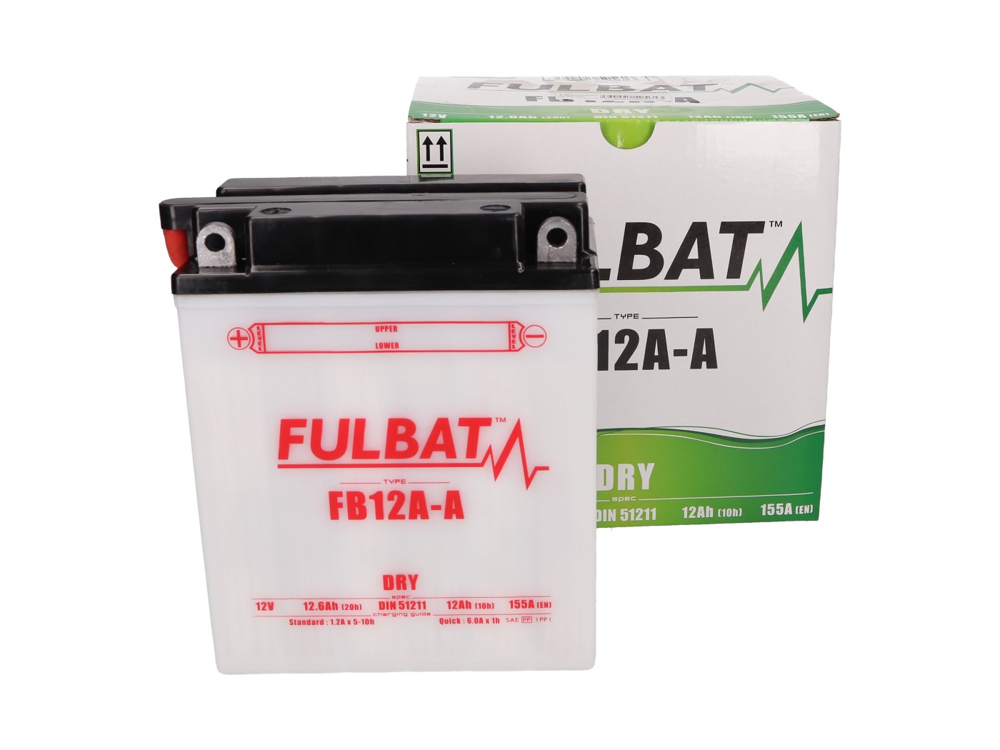 baterija Fulbat FB30CL-B DRY įsk. rūgšties pakuotė