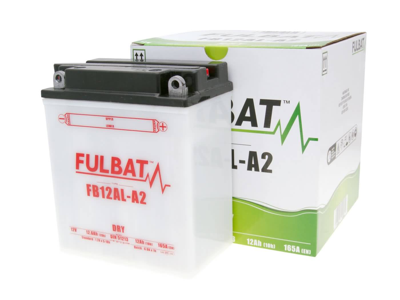 baterija Fulbat FB12AL-A2 DRY įsk. rūgšties pakuotė