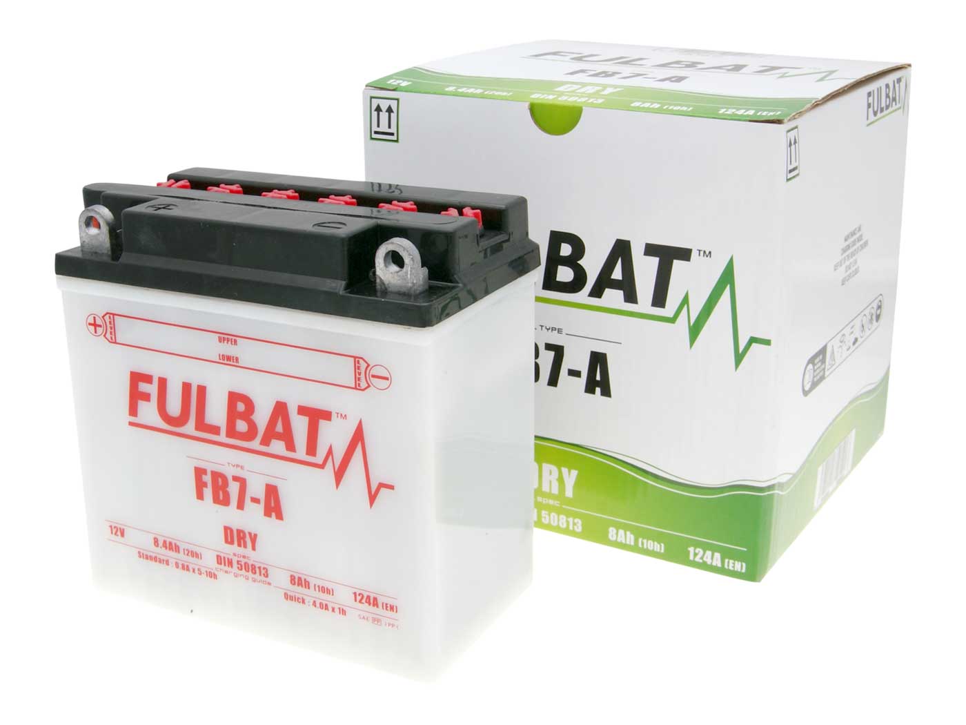 baterija Fulbat FB7-A DRY įsk. rūgšties pakuotė