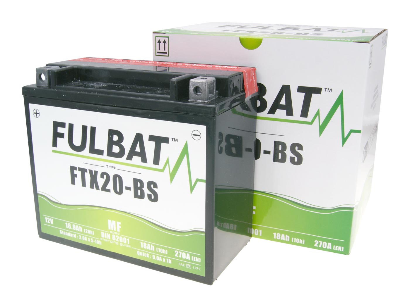 baterija Fulbat FTX20-BS MF Nereikalauja priežiūros