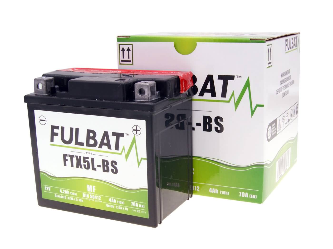 akumuliatorius Fulbat FTX5L-BS MF Nereikalaujantis priežiūros