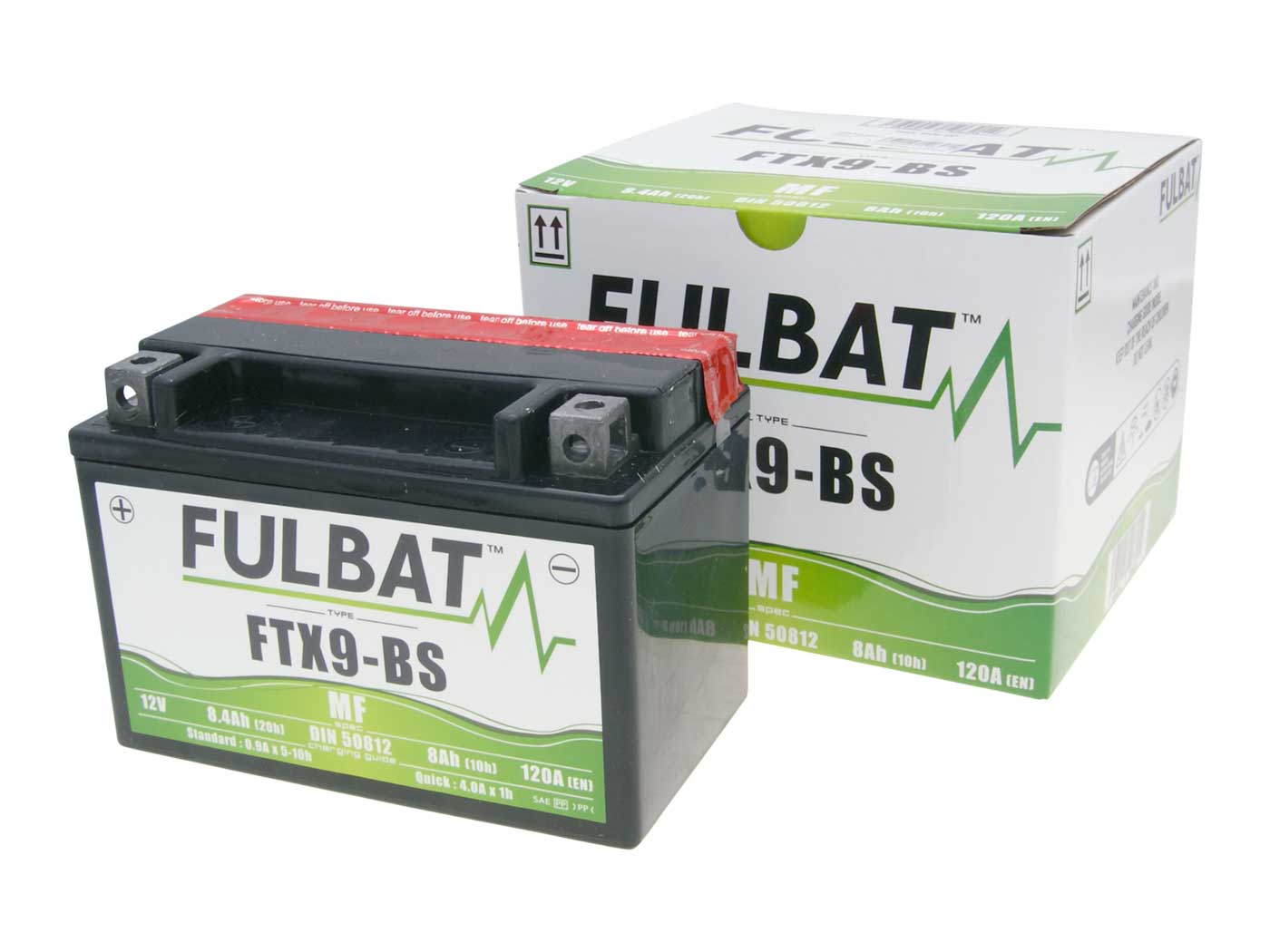 akumuliatorius Fulbat FTX9-BS MF Nereikalaujantis priežiūros
