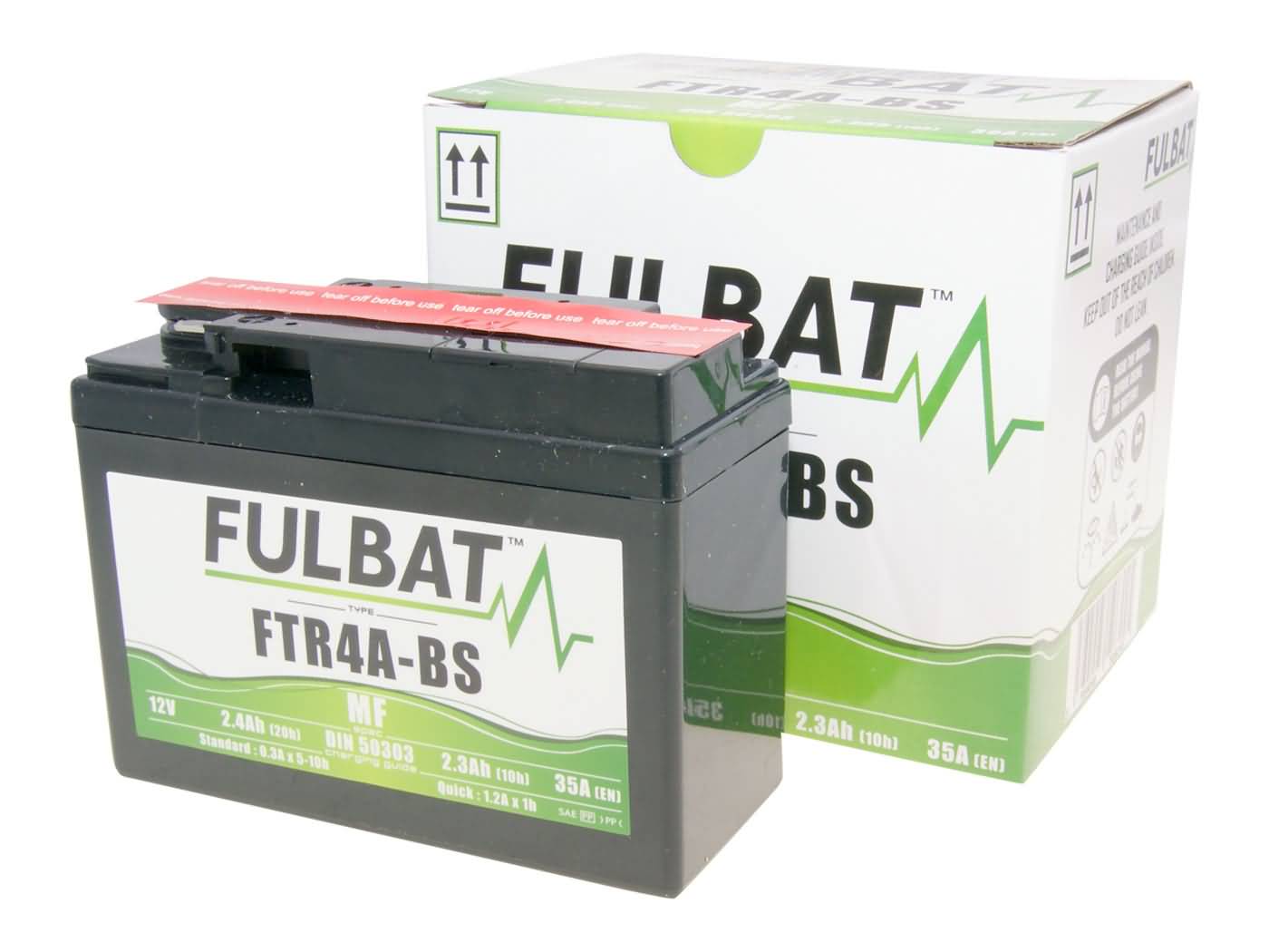 akumuliatorius Fulbat FTR4A-BS MF Nereikalaujantis priežiūros