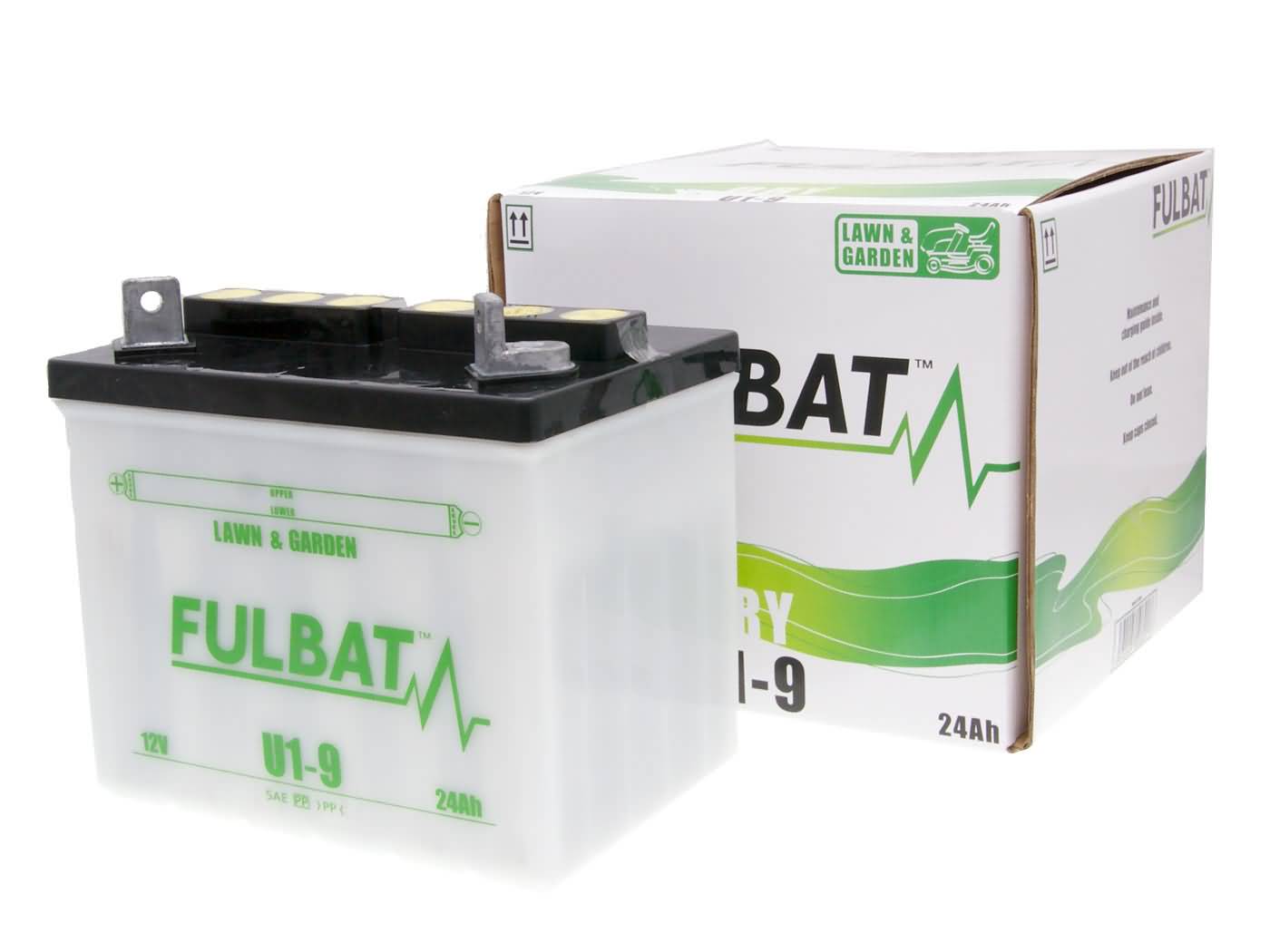 baterija Fulbat U1-9 DRY įsk. rūgšties pakuotė