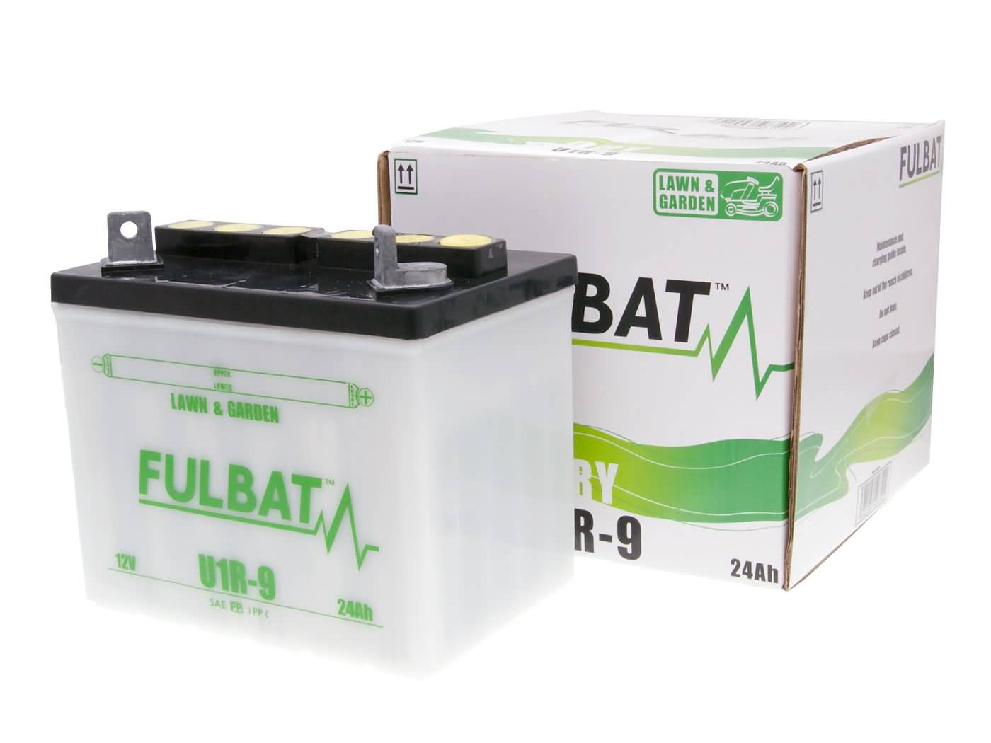 baterija Fulbat U1R-9 DRY įsk. rūgšties pakuotė