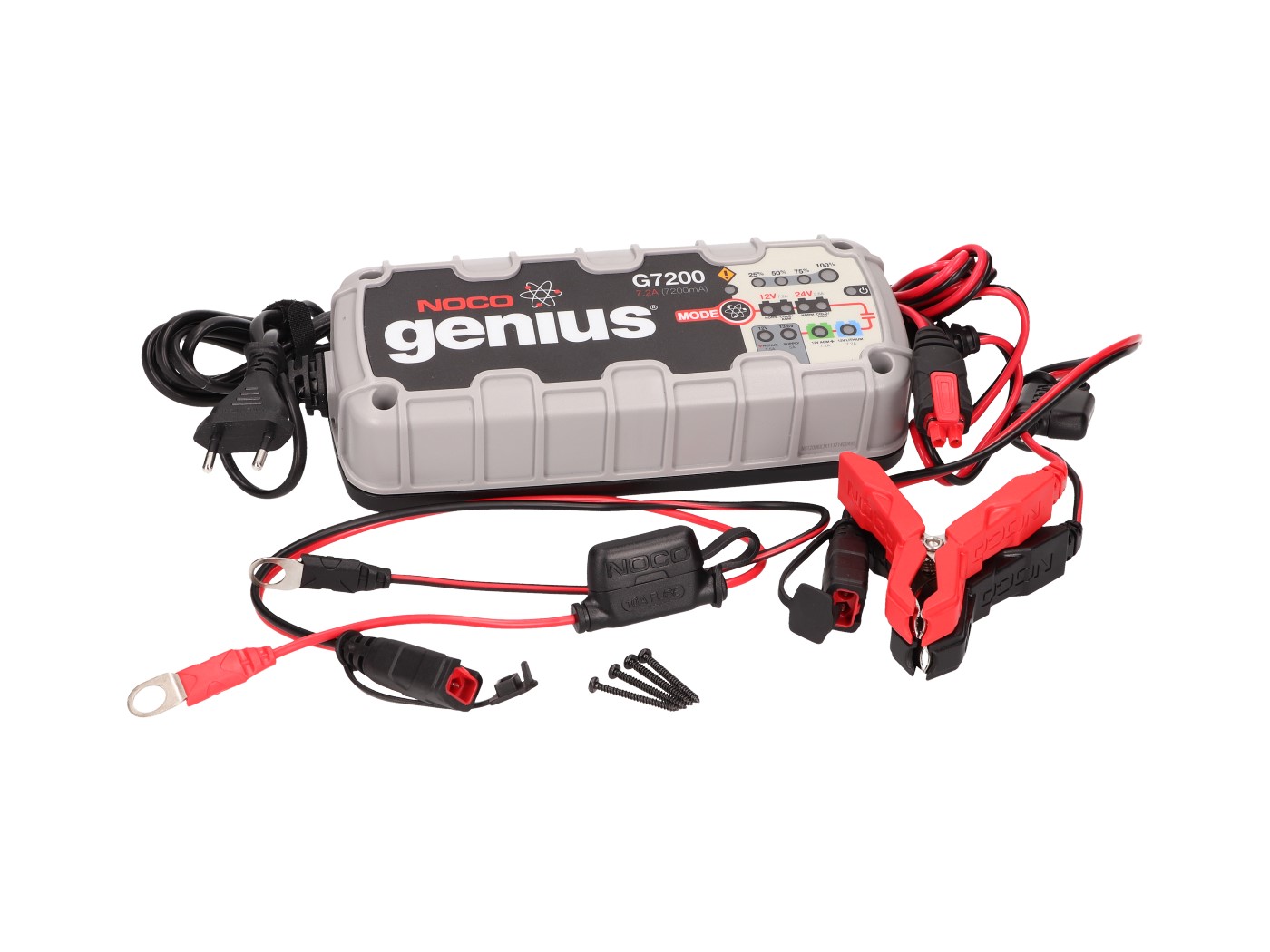išmanusis akumuliatoriaus įkroviklis NOCO G7200EU 7.2A UltraSafe = GENIUS10