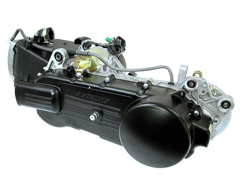 Variklis pilnas ilgas variantas galiniams būgniniams stabdžiams, 835 mm Variatoriaus diržas GY6 125cc 152QMI