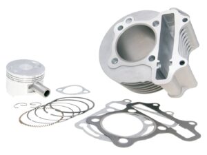 Cilindro komplektas 150cc 57,4mm, skirtas Kinijos 4 taktų GY6 125 152QMI, 150 157QMJ