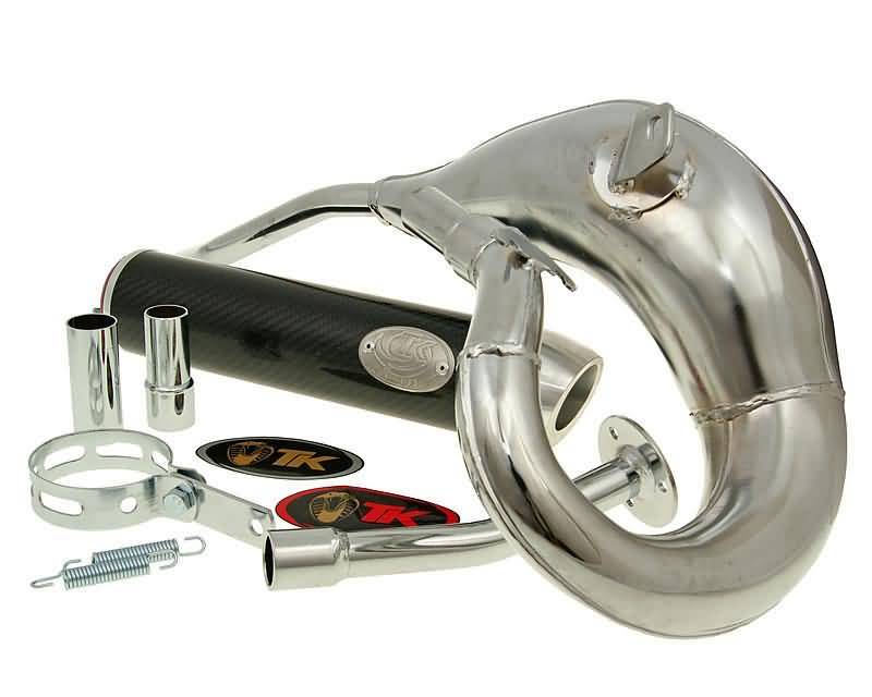 Duslintuvas TURBO KIT Šalikas RQ chromas, skirtas Rieju MRX 50