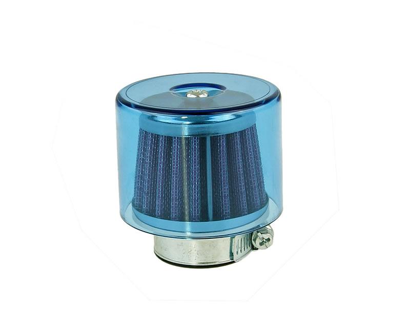oro filtras Air-System metalinis filtras 35mm tiesi versija mėlynas dangtis