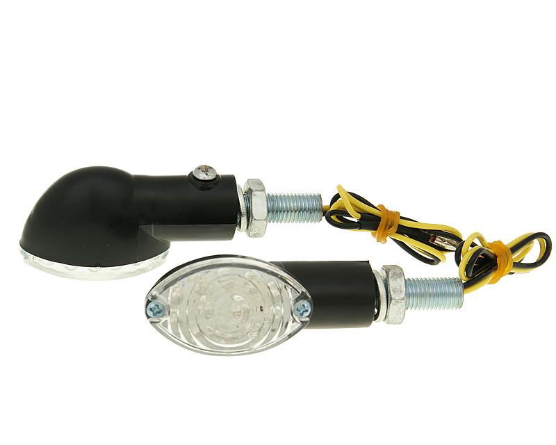 Posūkių komplektas M10 sriegis LED Blast black