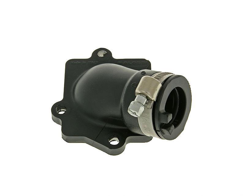 įsiurbimo kolektorius Malossi NBR 21mm vidinis skersmuo, 23mm karbiuratoriaus jungtis Minarelli Horizontal, CPI, Keeway, 1E40QMB