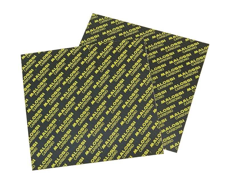 Lapelinių vožtūvų lapai Malossi Carbon 0.40mm 100x100mm - universalios