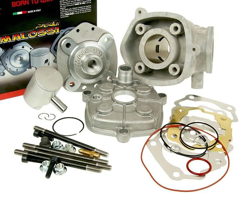 Cilindro komplektas Malossi MHR Team 50cc, skirtas Derbi Senda GPR, Gilera GSM SMT RCR Zulu EBE / EBS