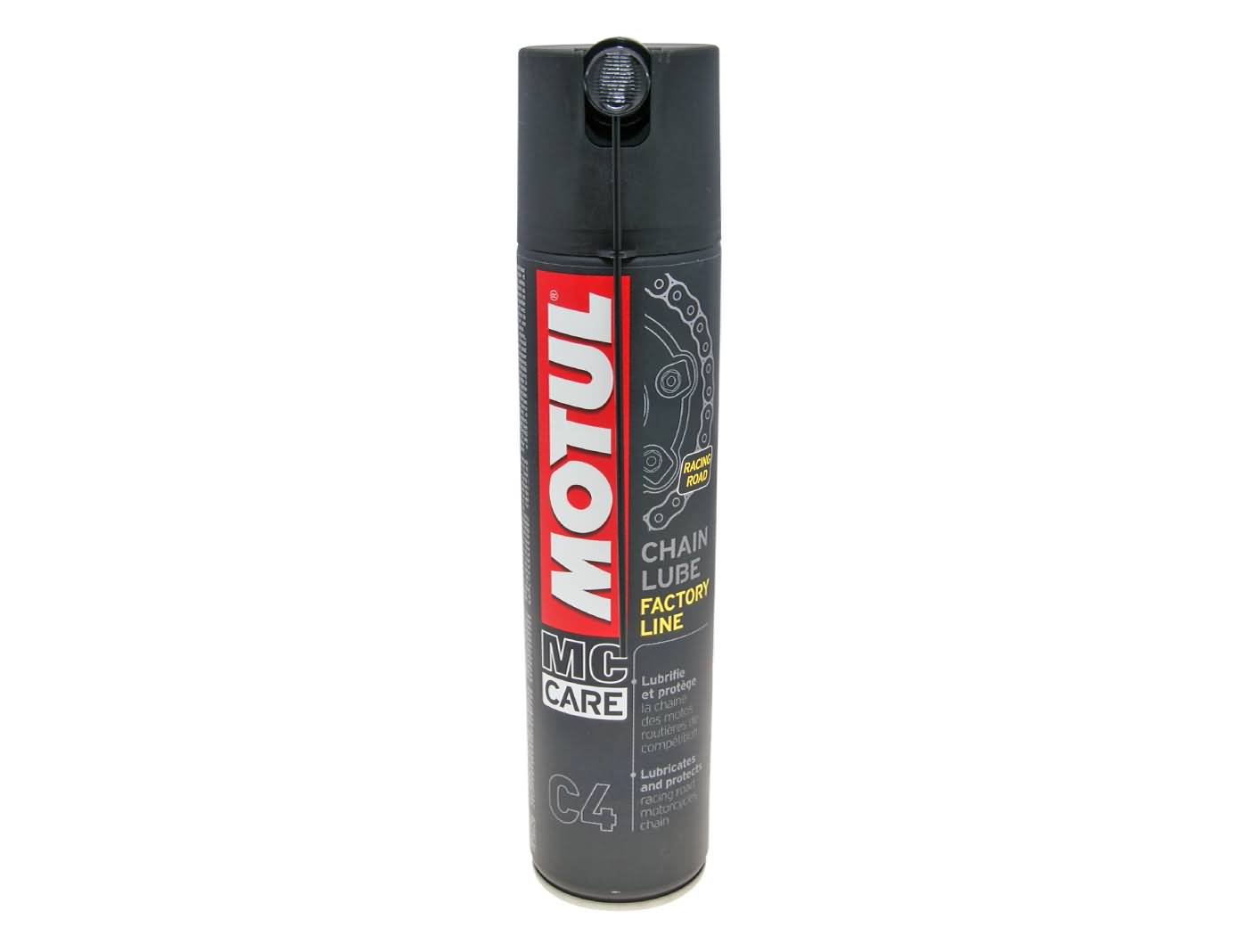 Motul MC Care C4 grandinės tepalai gamyklos linijos lenktynėms 400ml