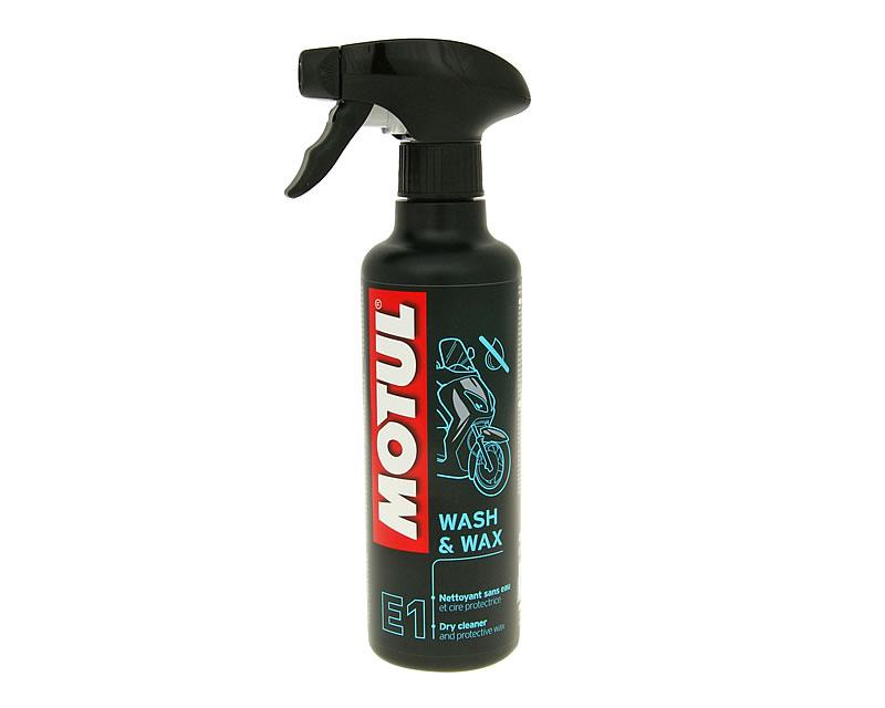 Motul MC Care E1 Wash & Wax cheminis valiklis ir apsauginis pompos purškiklis 400ml