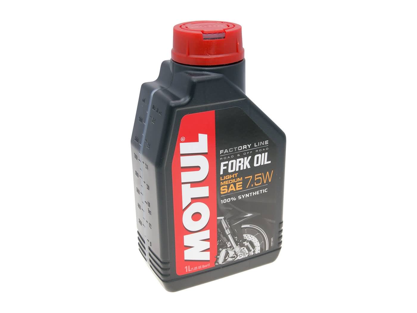 Motul šakių alyva Factory Line Road & Off Road lengvas / vidutinis 7,5 W 1 litras