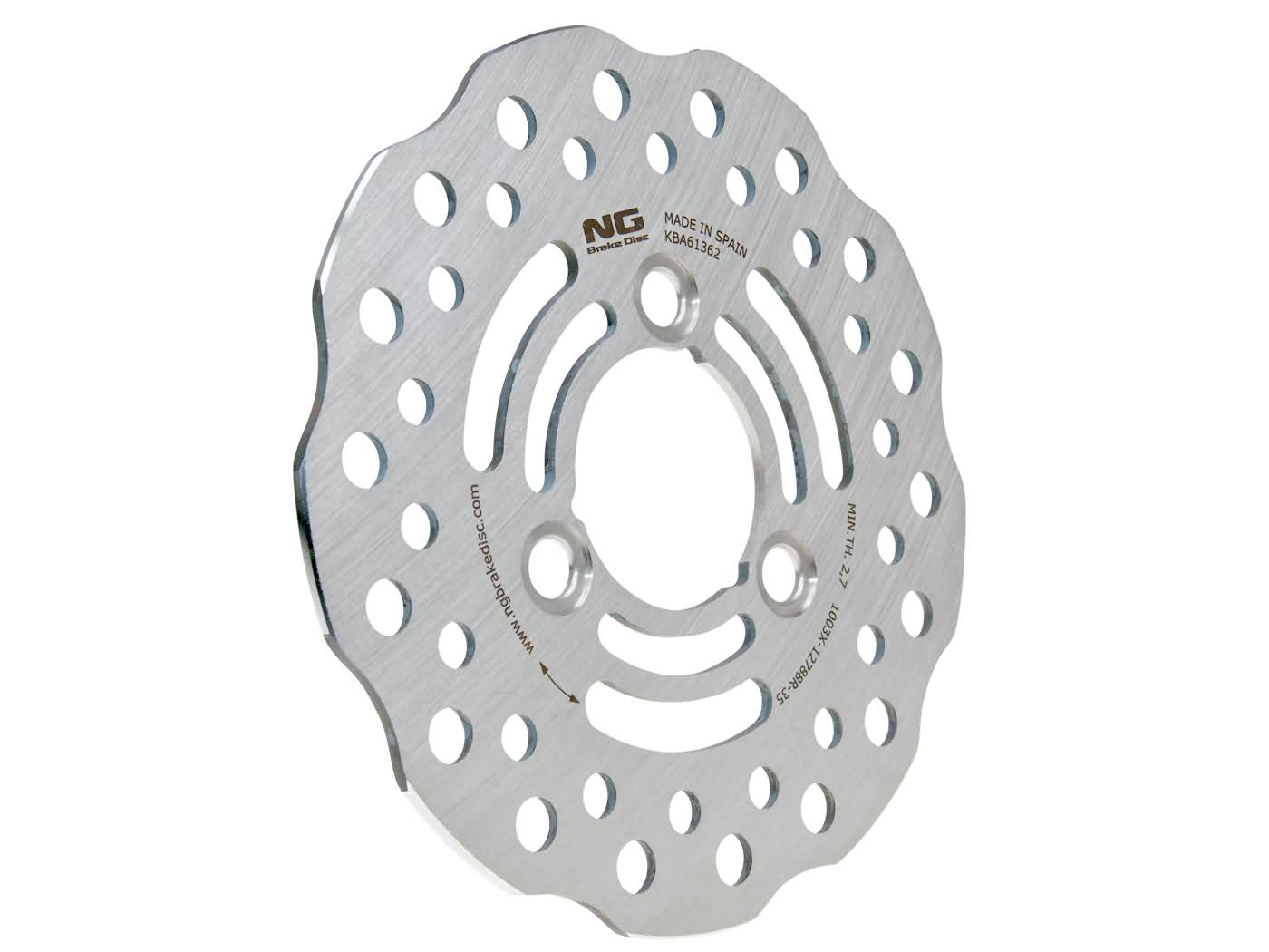 stabdžių diskas NG Wavy, skirtas Suzuki LT 230, 250, 400, 500