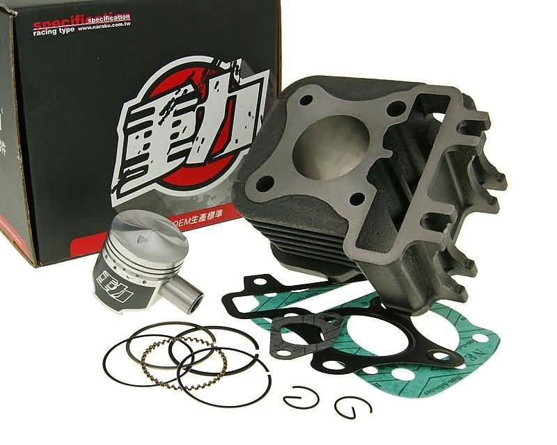 Cilindro komplektas Naraku 50cc 39mm Piaggio 50 4-taktis 2V = NK103.10
