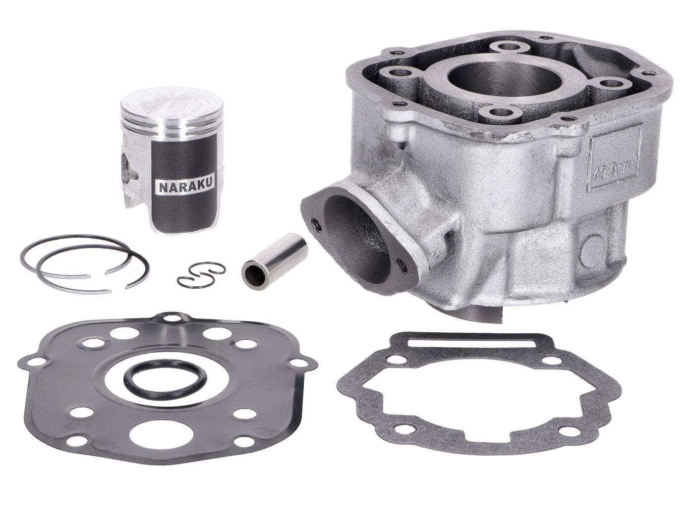Cilindro komplektas Naraku Eco Version 50cc Piaggio / Derbi varikliui D50B0 Euro 3