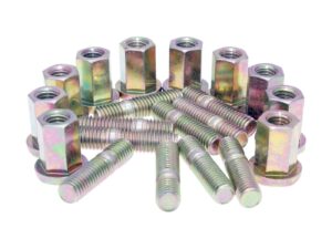 išmetimo smeigių varžtų komplektas Naraku M8 sriegis įsk. veržlės (20 mm ilgio) - po 10 vnt