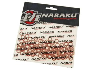 variniai sandarinimo žiedai Naraku 6x10x1,5mm 100 vnt