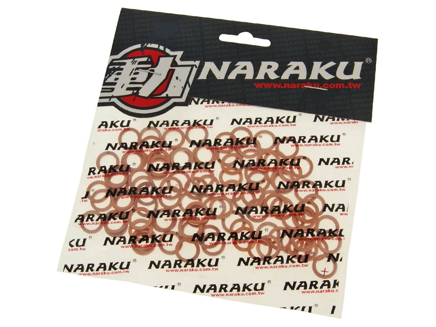 variniai sandarinimo žiedai Naraku 8x12x1,5mm 100 vnt