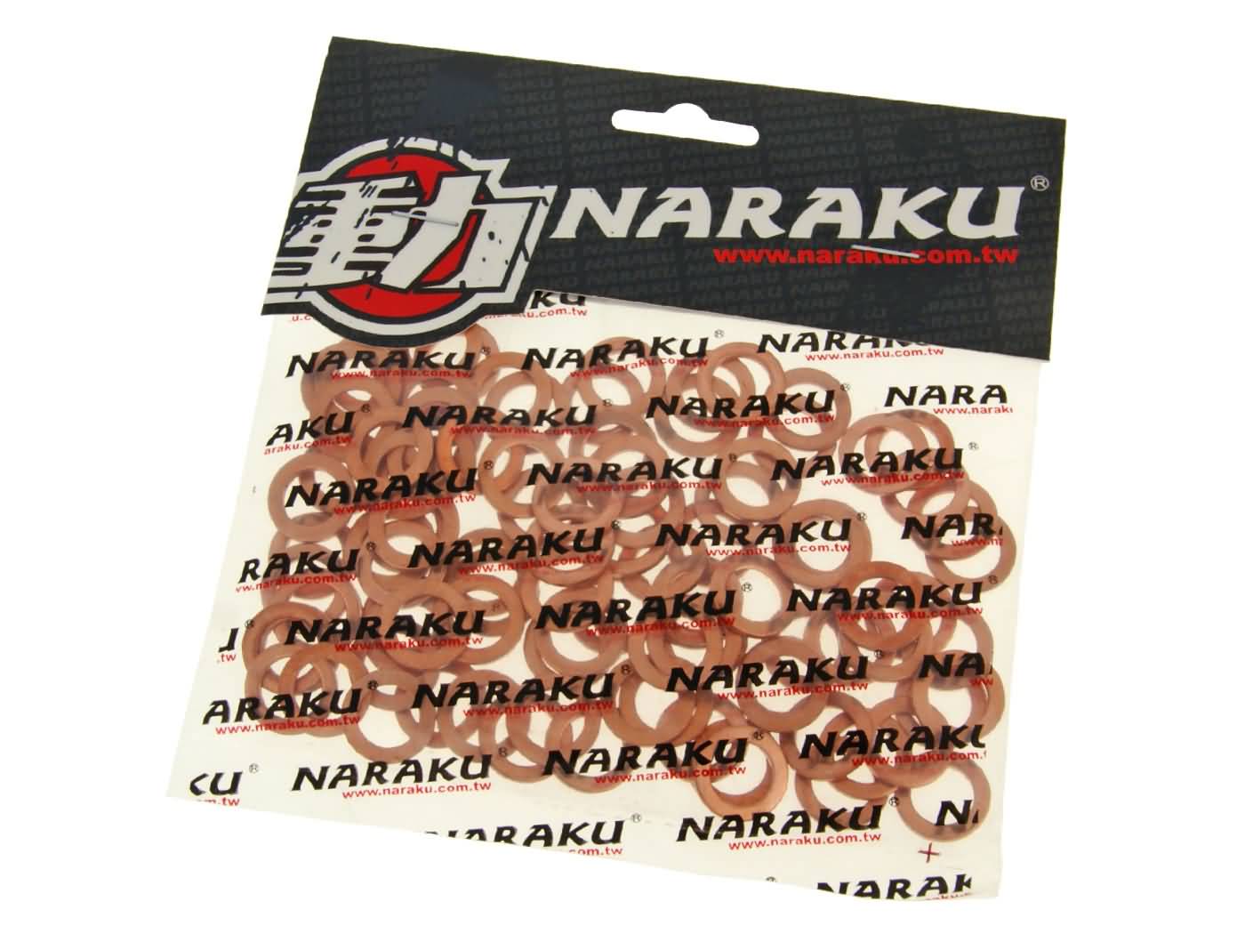 variniai sandarinimo žiedai Naraku 10x16x1,5mm 100 vnt