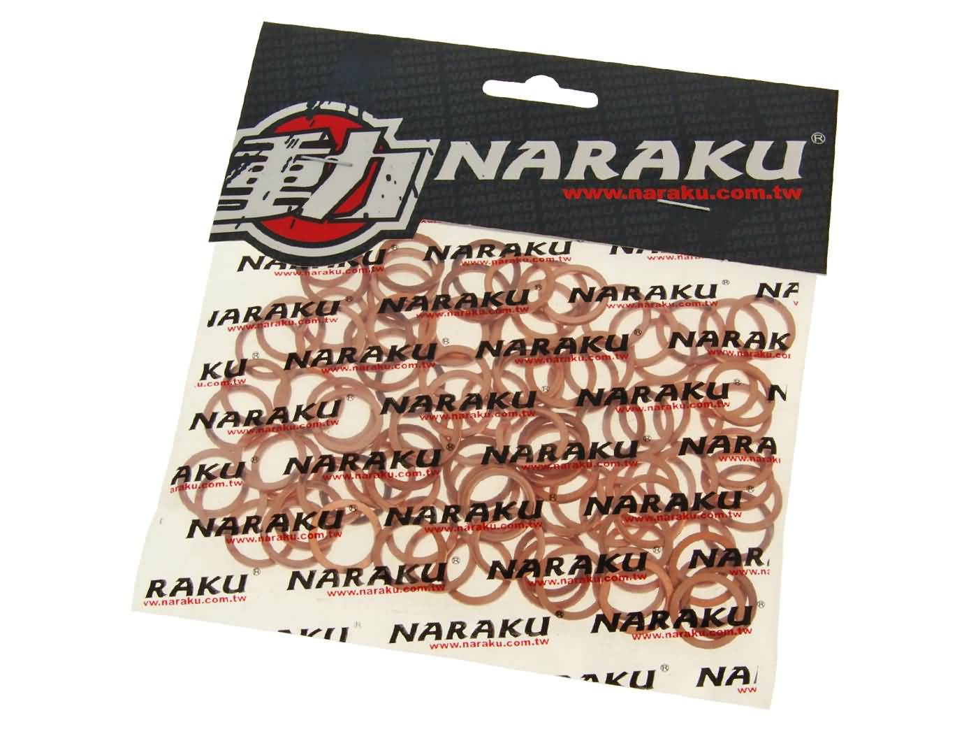 variniai sandarinimo žiedai Naraku 12x16x1,5mm 100 vnt