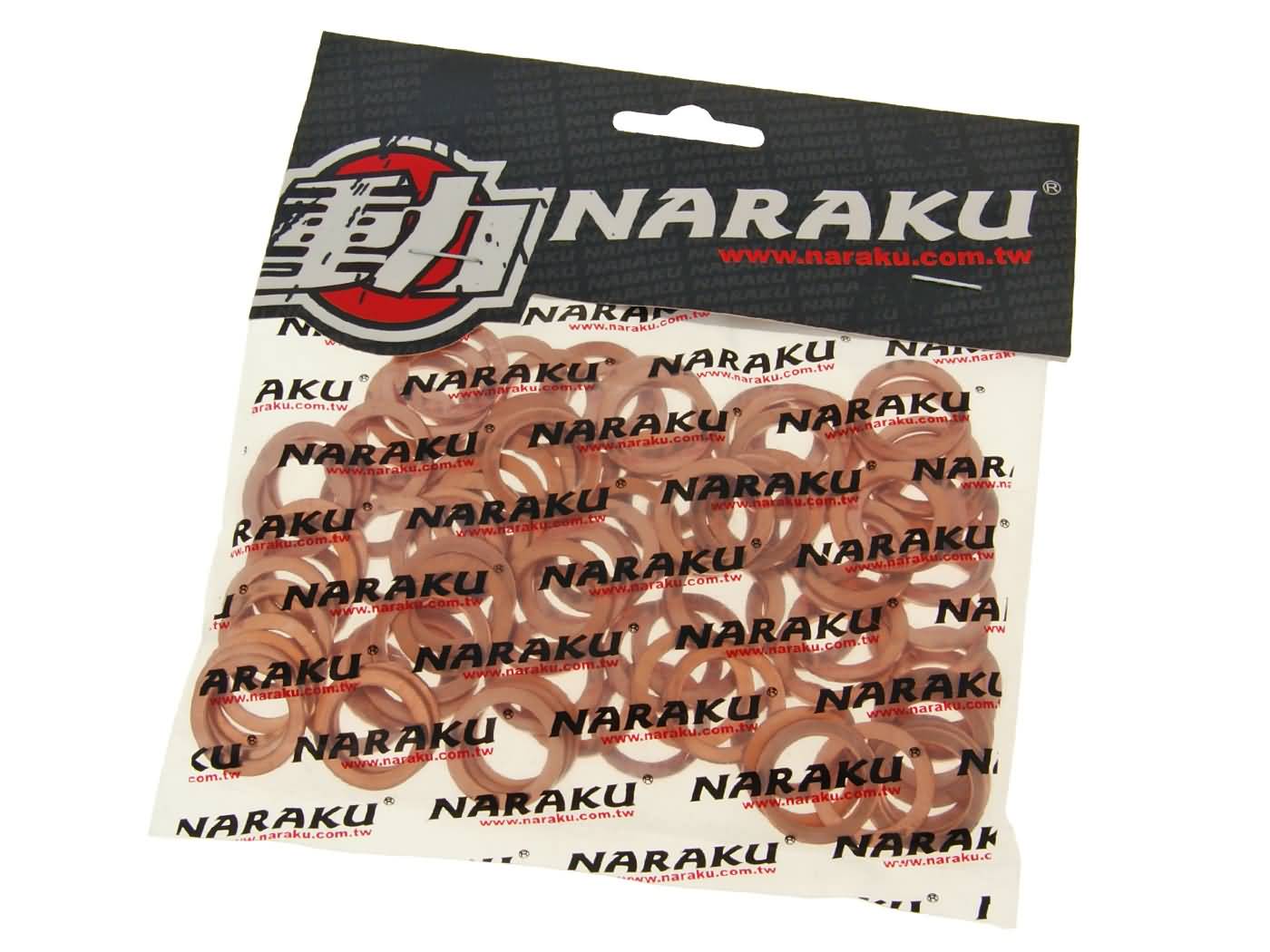 variniai sandarinimo žiedai Naraku 14x20x1,5mm 100 vnt