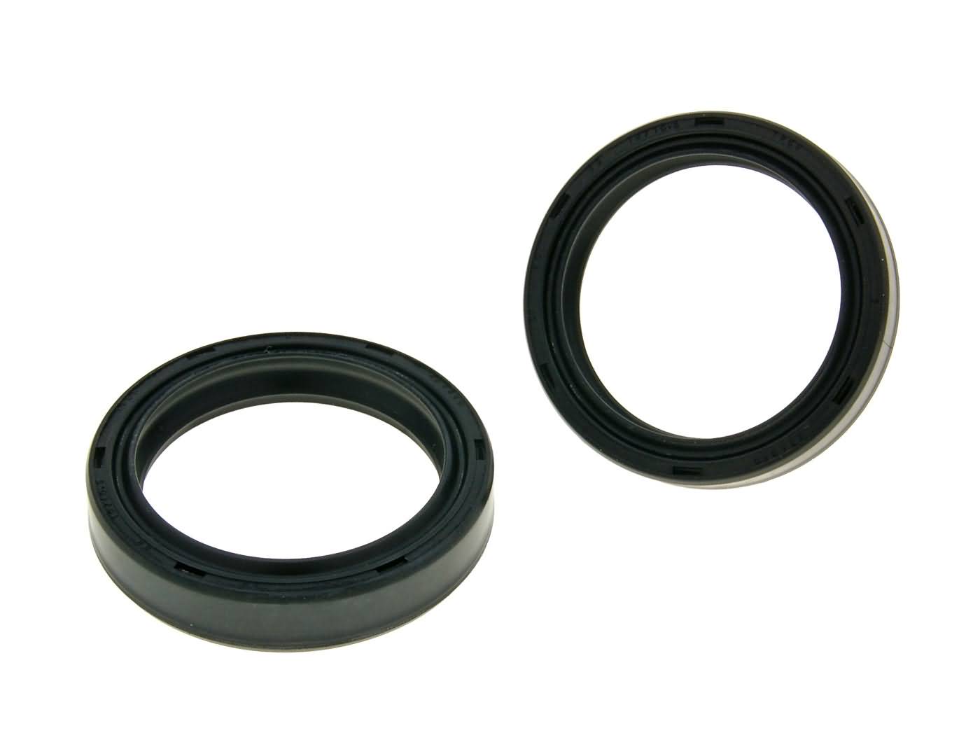 priekinių šakių riebokšlių komplektas 40x52x10/10.5, skirtas Aprilia, Cagiva, Derbi, Ducati