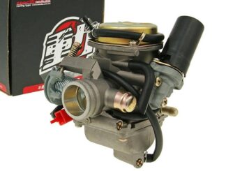 Karbiuratorius Naraku 24mm, skirtas 4 taktų 139QMB GY6, Aprilia / Piaggio Mojito, Hexagon, Liberty, Sfera 125-150cc 4T