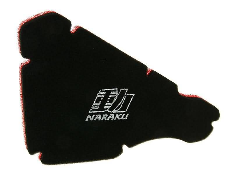 Oro filtro kempinė Naraku dvigubas sluoksnis Piaggio NRG, NTT, Storm, TPH