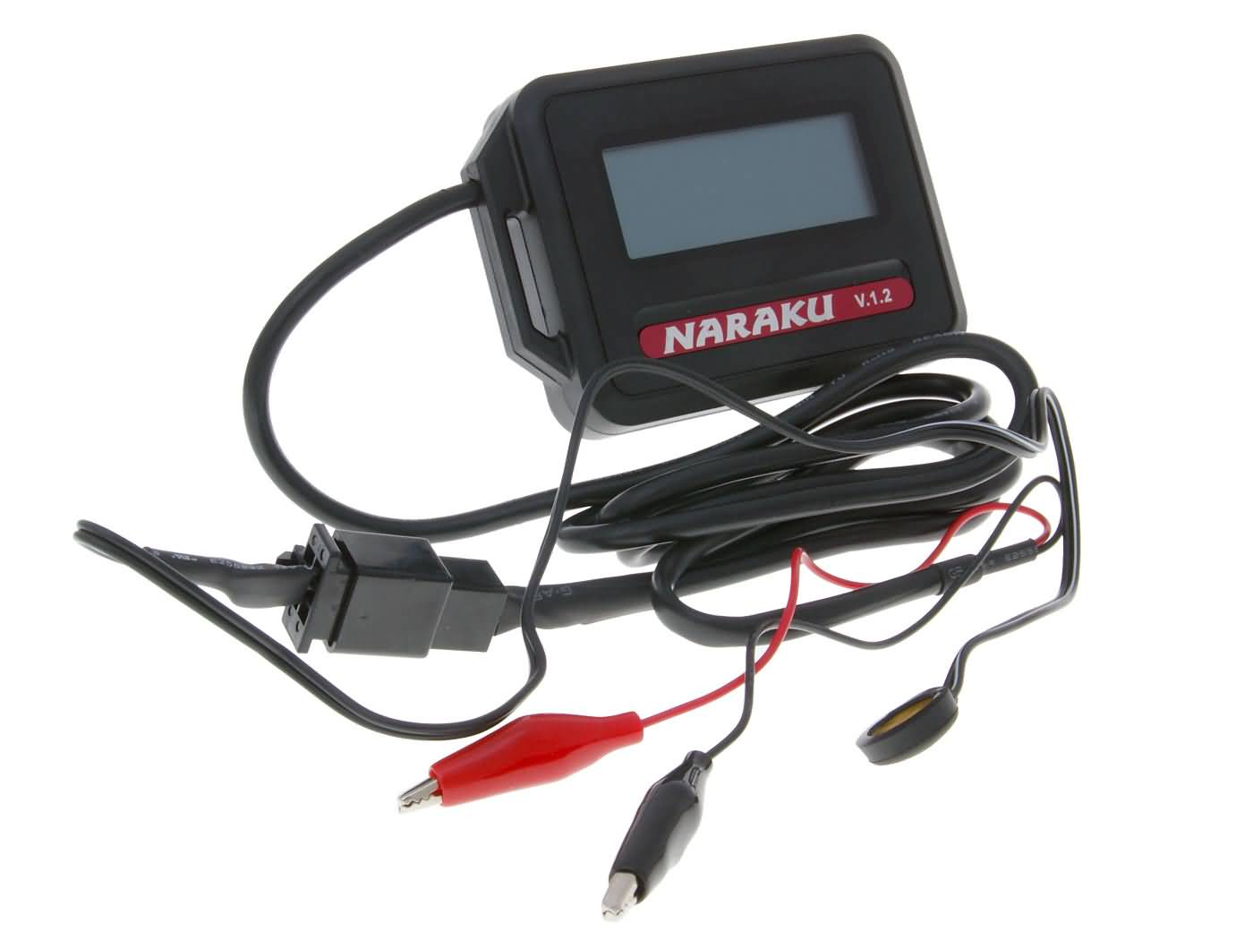 Borto diagnostikos ekranas „Naraku“, skirtas motoroleriams