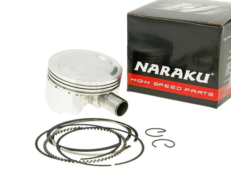 Stūmoklio komplektas Naraku 180cc 63mm kaltinė versija, skirta GY6, Kymco AC