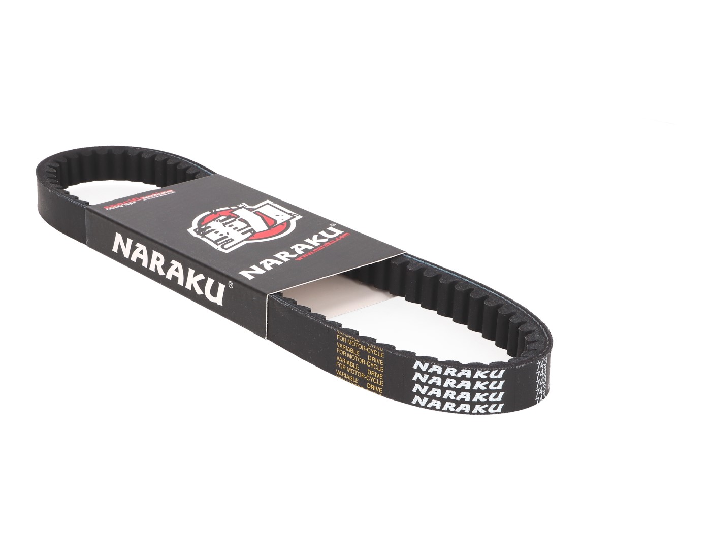 Variatoriaus diržas Naraku type 743mm skirtas GY6 125, 150cc